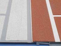 Braun Fuge Weiß